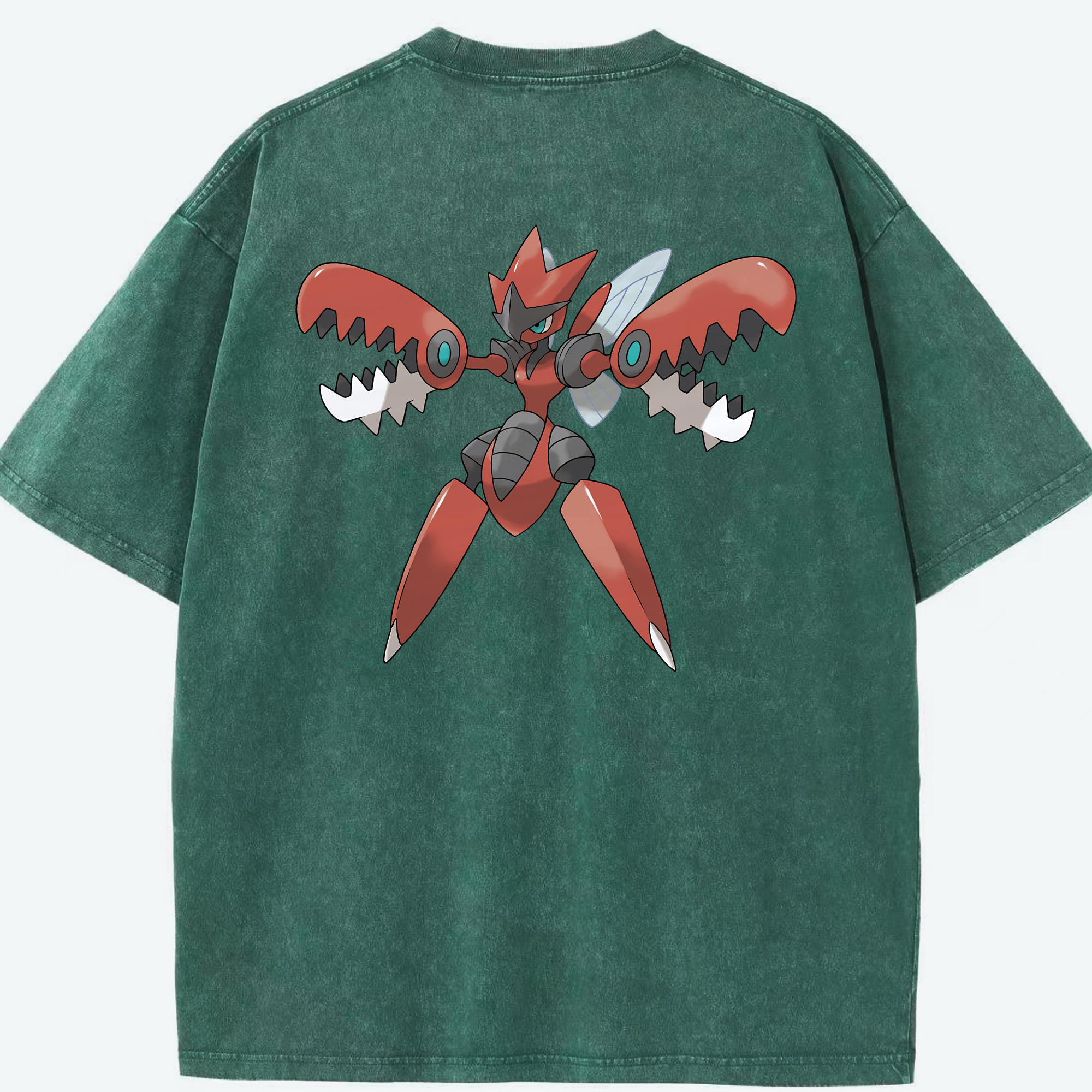 （画像用） ポケットモンスター Pokémon 綿100% ヴィンテージ風 半袖Tシャツ（背面プリント）